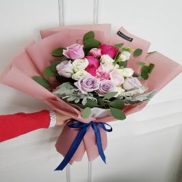 Gift roses bouquet(27 stems)